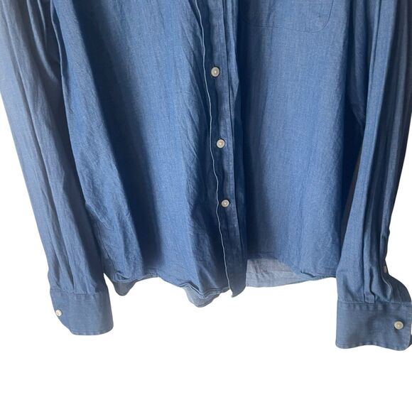 Lauren Ralph Lauren Black Label XL Soft Washed Stretch Long Sleeve Button Up - Picture 3 of 7